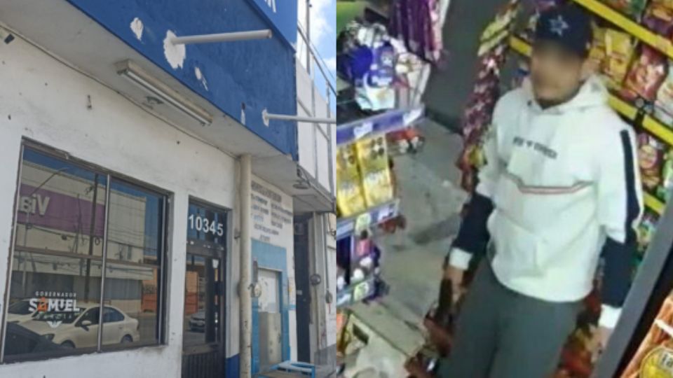 Jóvenes armados asaltan tienda de abarrotes en San Nicolás.