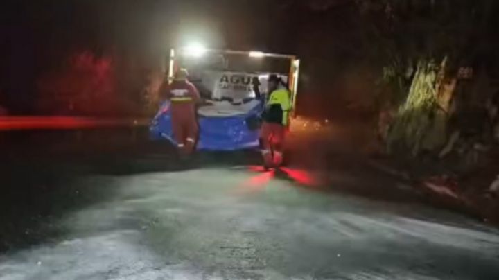 Cierran la carretera a la Sierra de Santiago por cristalización de carpeta asfáltica