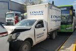 Camión de la ruta 338 provoca choque múltiple en San Pedro; una mujer resulta lesionada