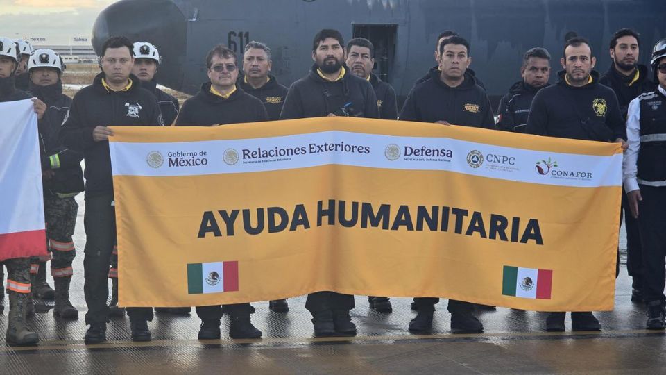 El equipo de ayuda humanitaria despego hacia Los Ángeles para apoyar con los incendios ocurridos en la región.