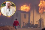 El papa Francisco reza por Los Ángeles