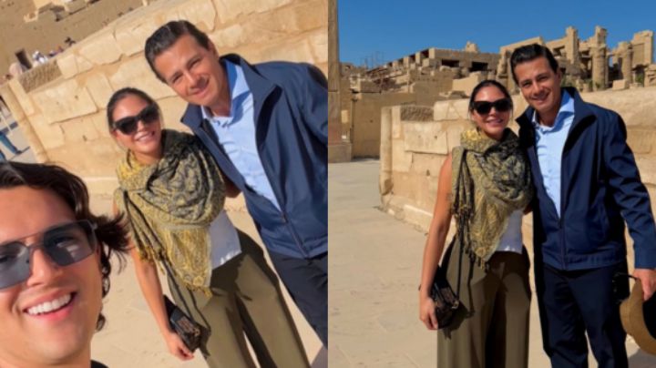 Enrique Peña Nieto reaparece en Egipto al lado ¿de su nueva novia?