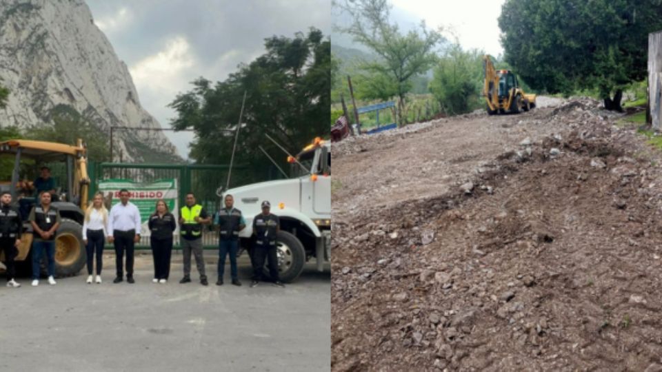 El alcalde de Santa Catarina, Jesús Nava, informó sobre la apertura de este parque ecológico, en paralelo a la rehabilitación de las vías rurales afectadas.