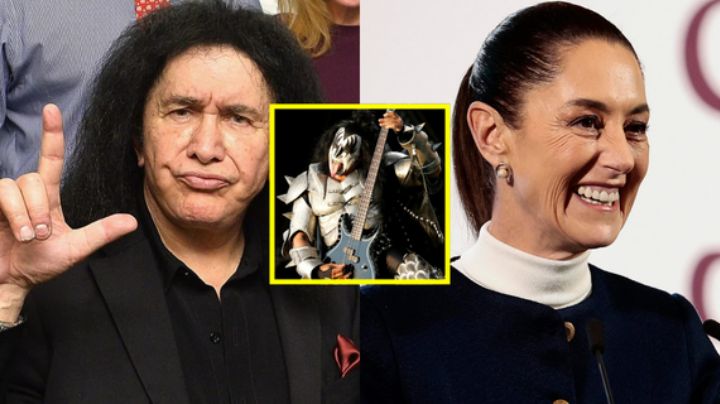 Gene Simmons, de Kiss, agradece a Sheinbaum por enviar bomberos mexicanos a Los Ángeles