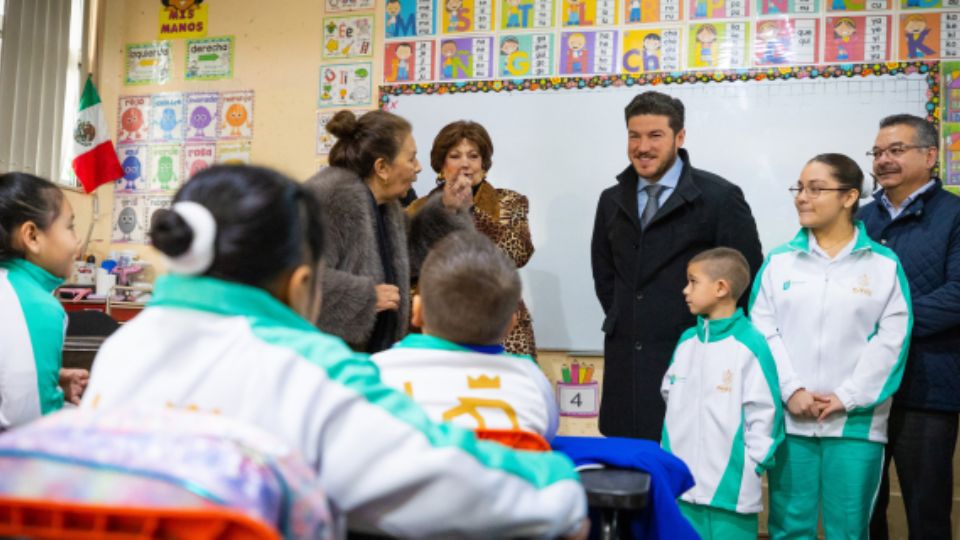 El gobernador Samuel García dijo que dirigirá este cuarto año de su sexenio en apoyar a la educación de los niños, niñas y la primera infancia en Nuevo León.