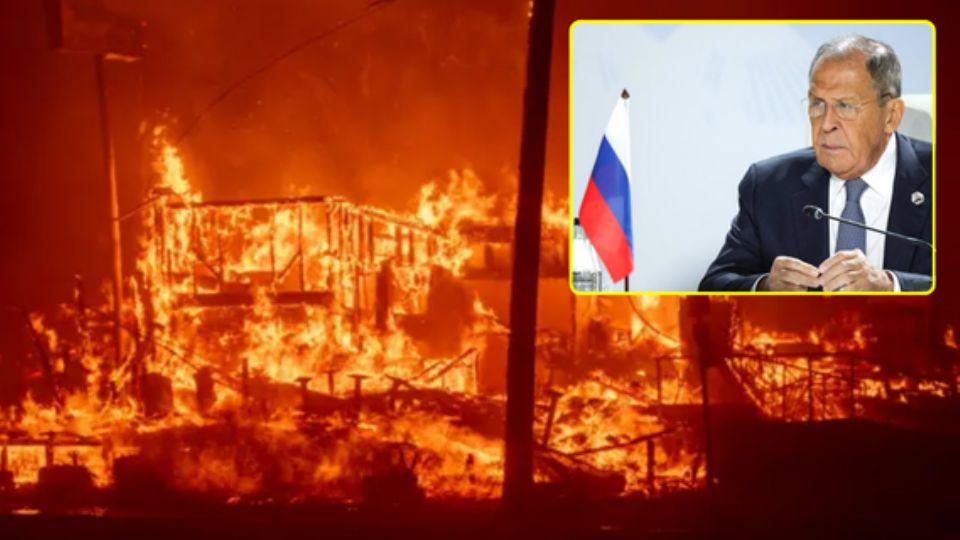 El ministro de Exteriores ruso, Serguéi Lavrov, señaló que los daños por los incendios en California equivalen al gasto de Estados Unidos en apoyo militar a Ucrania.