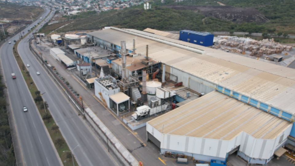 Vista aérea de la empresa Zinc Nacional.