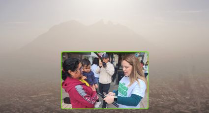 El Partido Verde aplica encuesta pública sobre la contaminación en Monterrey