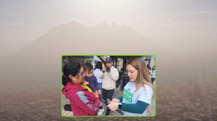 El Partido Verde aplica encuesta pública sobre la contaminación en Monterrey