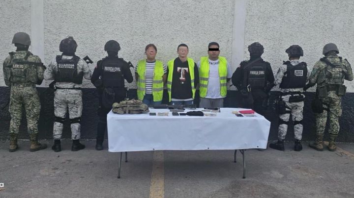 Detienen a tres personas vinculadas a grupo delictivo en Apodaca