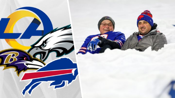NFL: Eagles vs. Rams y Bills vs. Ravens, duelo en la nieve por un lugar en la Final de Conferencia