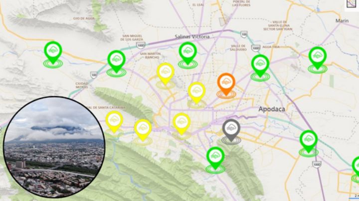 Frente frío 24 ayuda a mejorar calidad del aire en Monterrey
