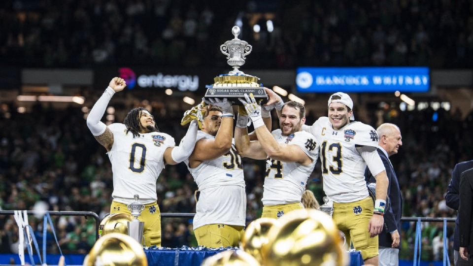 Notre Dame vence a Georgia en el Sugar Bowl bajo extremas medidas de seguridad