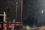 VIDEO: Se registra caída de nieve en Anáhuac, NL