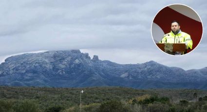 Se registra caída de aguanieve en montañas de Tamaulipas