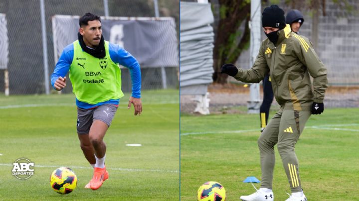 Desafían Tigres y Rayados al frío, ¿a cuántos grados entrenaron?