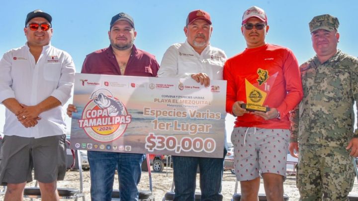 Organiza Tamaulipas primer torneo de Pesca Deportiva