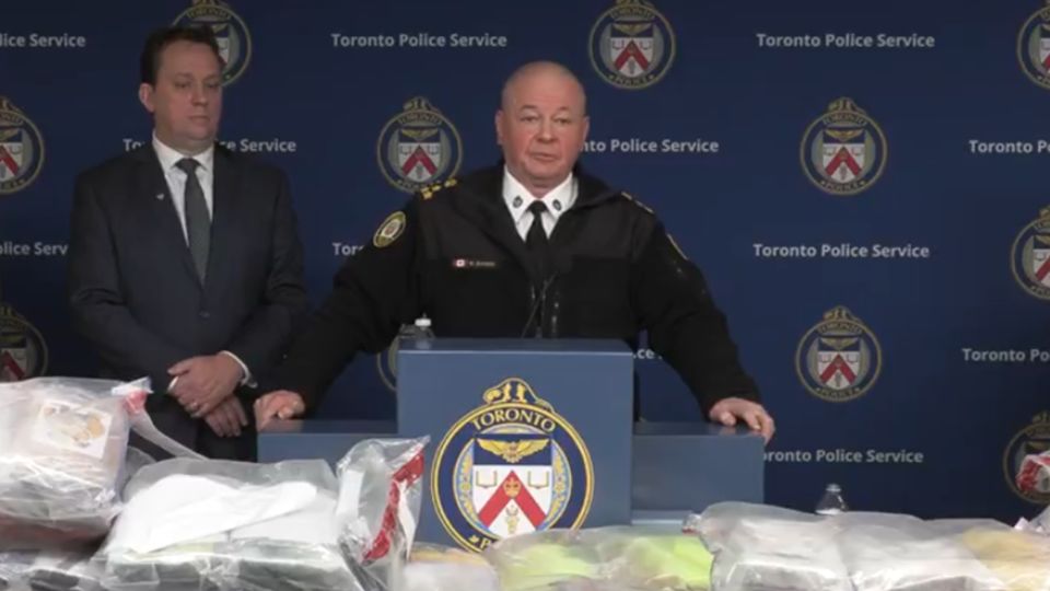 Policía de Toronto comunica decomiso de cocaína perteneciente al CJNG