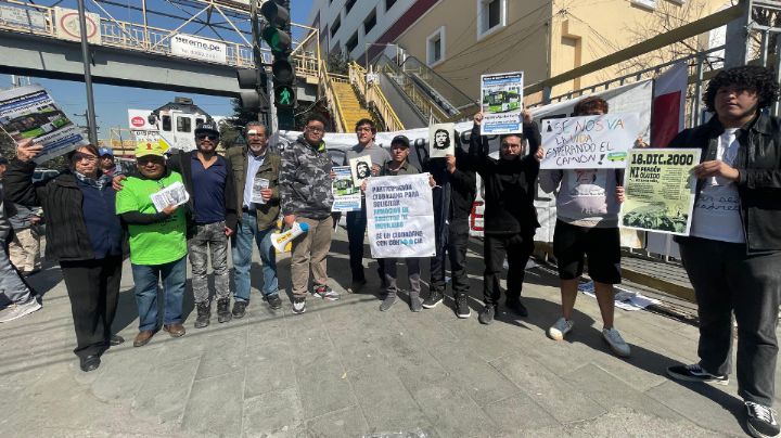 Colectivo de Saltillo se une a manifestación por aumento en la tarifa del transporte público en NL