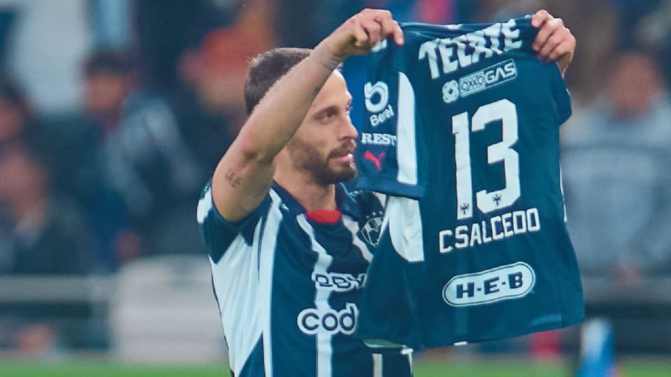 Sergio Canales le dedicó su gol a Carlos Salcedo en Rayados vs Pachuca