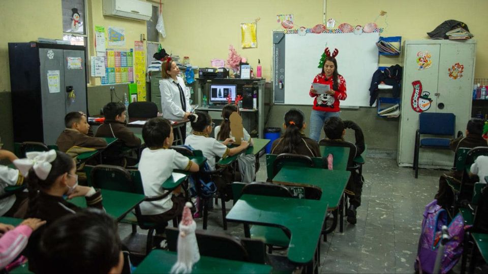 Alumnos tomando clase | Facebook / Secretaría de Educación de Nuevo León