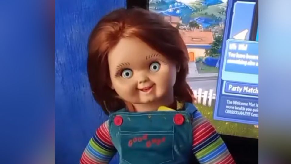 Muñeco Buen Chico, mejor conocido como Chucky, protagonista de películas de terror | Facebook / Isabel Gutiérrez