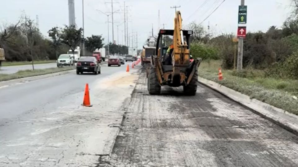 Carretera Mezquital-Santa Rosa en rehabilitación