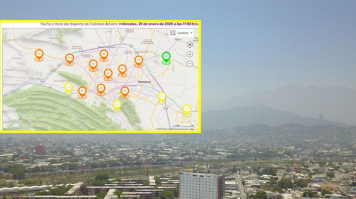 Viven regios un miércoles de mala calidad del aire; San Nicolás es el más contaminado