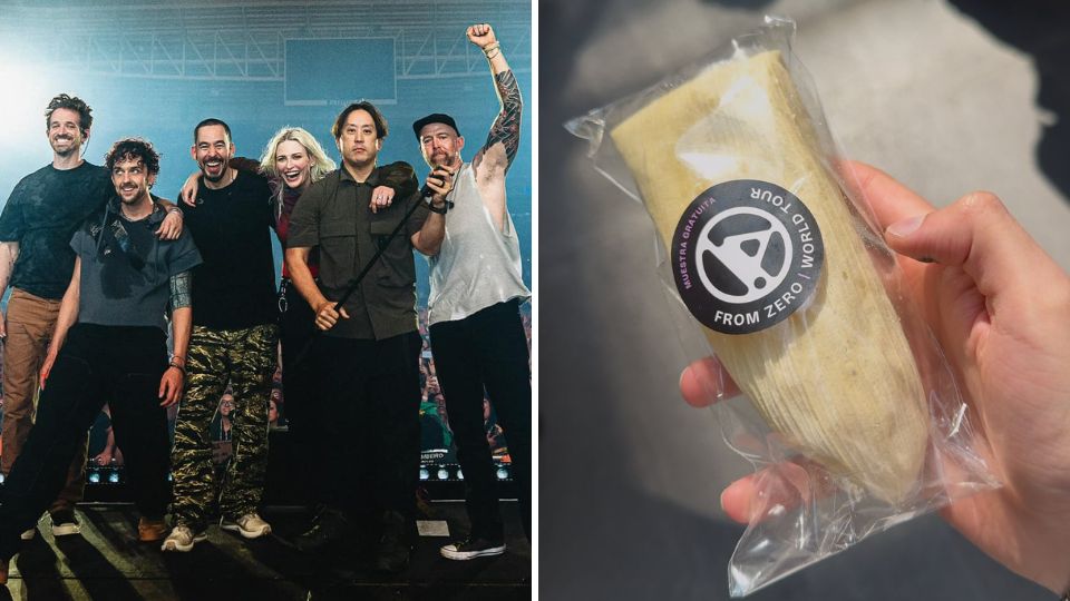 Linkin Park reparte tamales en Ciudad de México