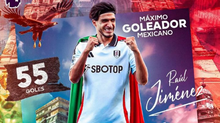 Raúl Jiménez es el máximo goleador mexicano en la Premier League