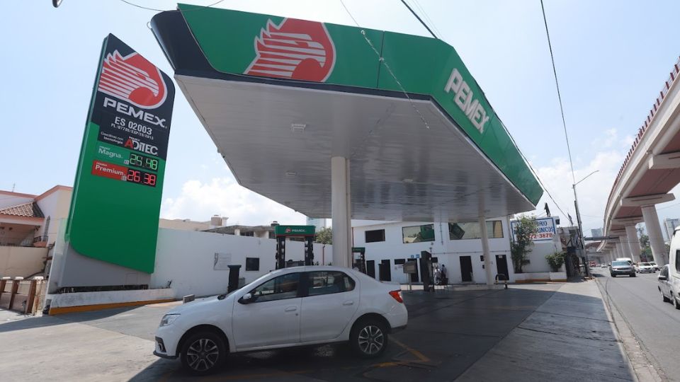 Estación de gasolina propiedad de Pemex