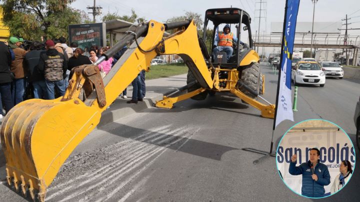 Arranca rehabilitación de Av. Adolfo López Mateos en San Nicolás