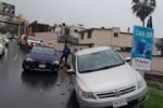 Lluvia de este miércoles provoca choques y caos vial en Monterrey