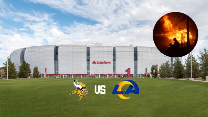 NFL: Incendios en California obligan a trasladar el juego de Vikings vs. Rams a Arizona