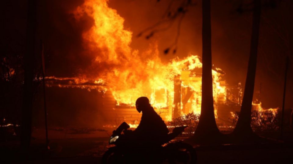 Incendios en Los Ángeles.