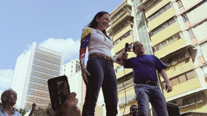 Detienen a María Corina Machado durante manifestación en Venezuela