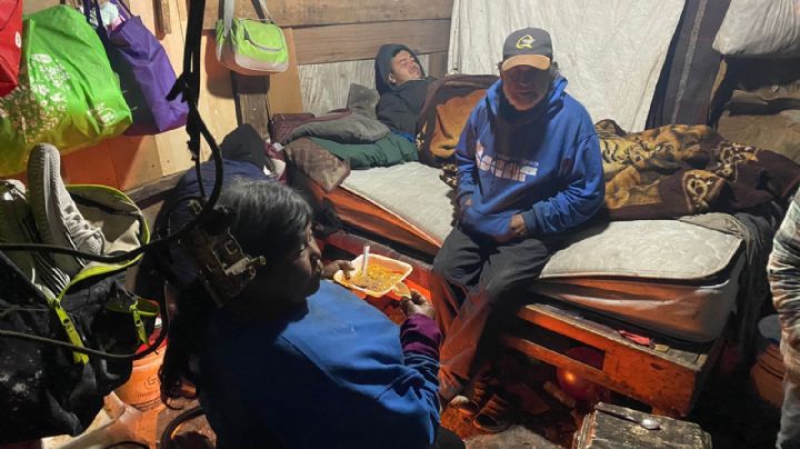 Bajas temperaturas en 'El Ranchito'; familia se enfrenta al frío extremo