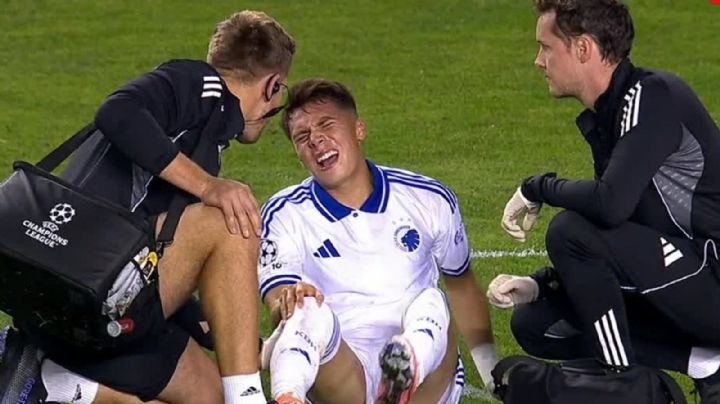 Sale Rodrigo Huescas lesionado en partido de Champions League