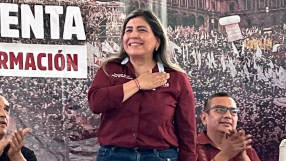 Anabel Alcocer, presidenta estatal de Morena.