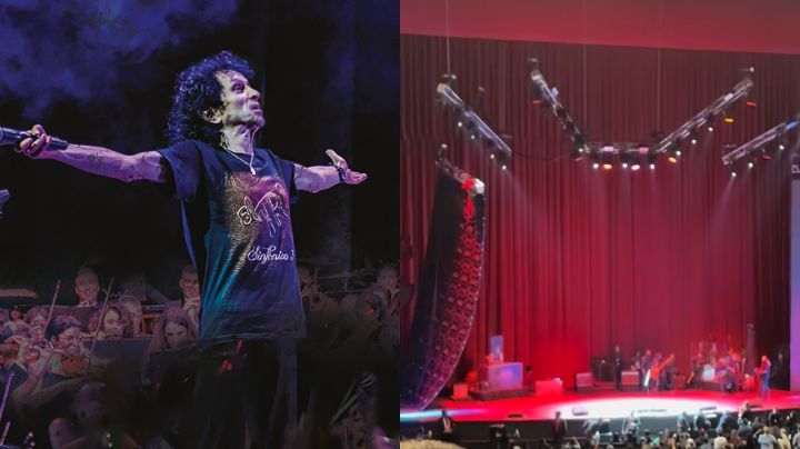 ¡Tremendo susto! Pantalla cae en pleno concierto de ‘El Tri’ en el Auditorio Nacional