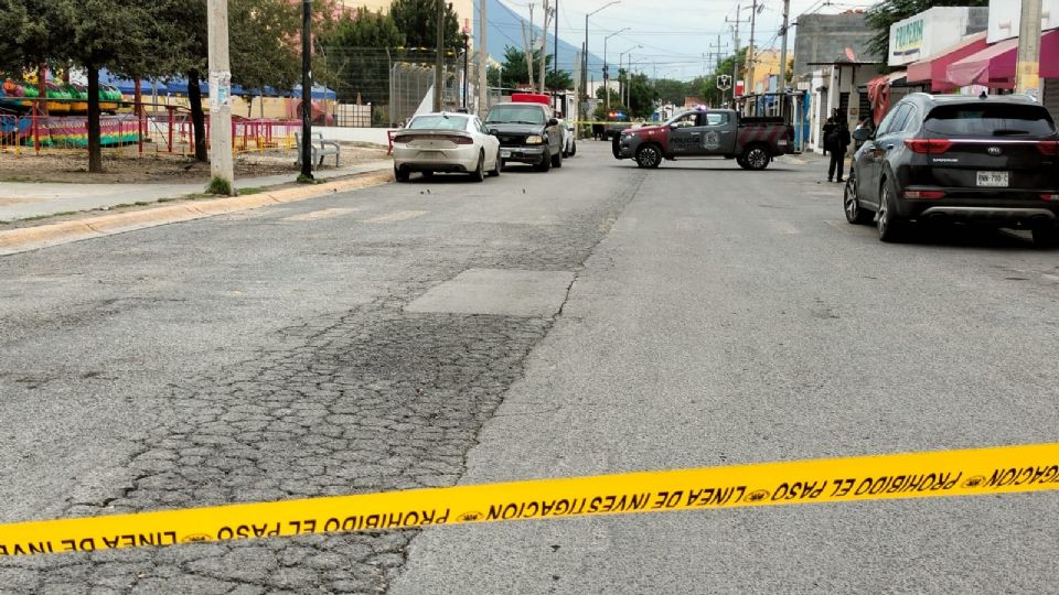 La zona donde ocurrieron los hechos quedó acordonada.