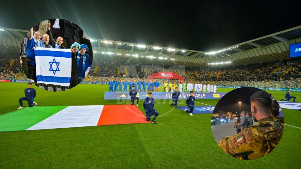 Tensión en Údine: 10.000 manifestantes y un Italia–Israel blindado por seguridad