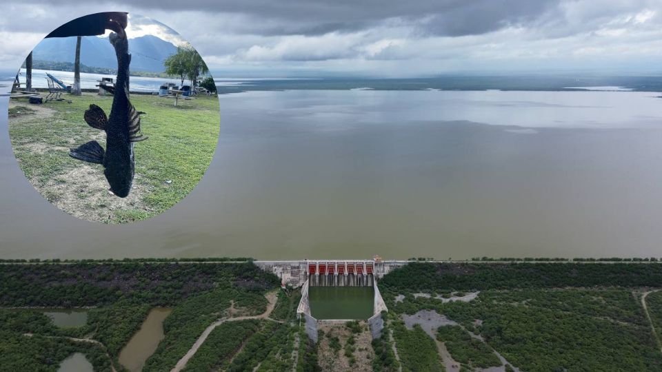 Presa El Cuchillo, en China, Nuevo León