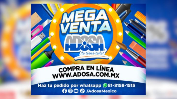 Megaventa ADOSA: descuentos imperdibles en papelería y oficina