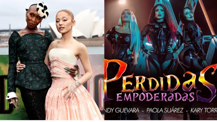 Ariana Grande y Cynthia Erivo invitan a “Las Perdidas” a una fiesta temática de Wicked