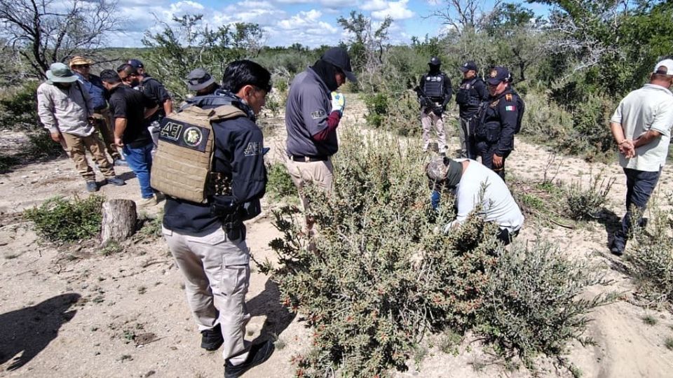 Buscan autoridades restos humanos en predio de Linares | X / @FiscaliaNL