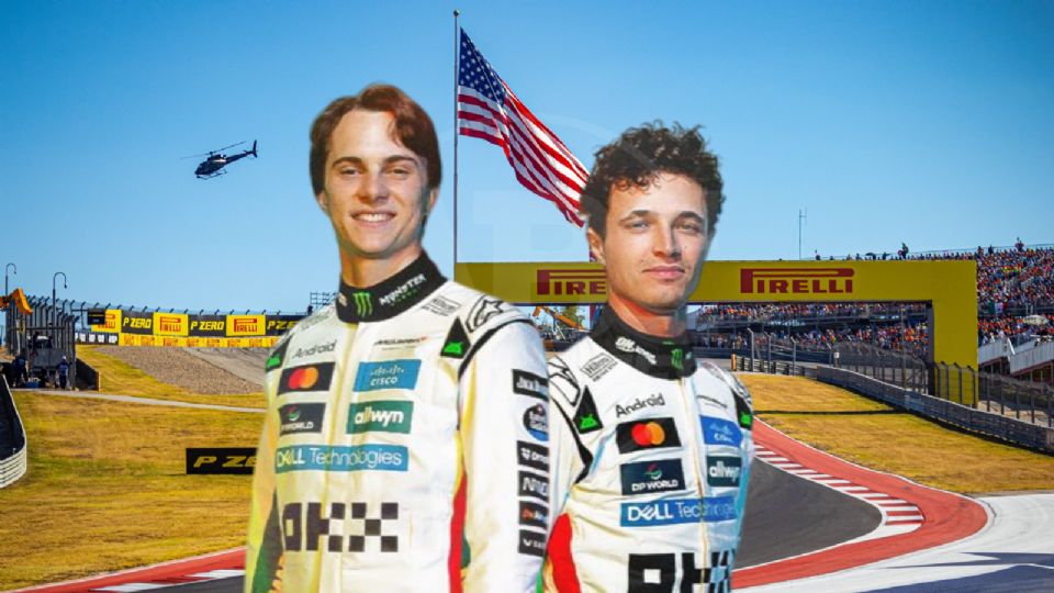 Oscar Piastri y Lando Norris, los pilotos sensación de McLaren, llegan al Circuito de las Américas separados por solo 22 puntos