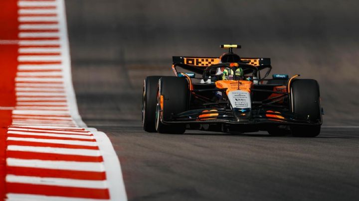 F1: Lando Norris lidera la única practica libre en el Gran Premio de Estados Unidos