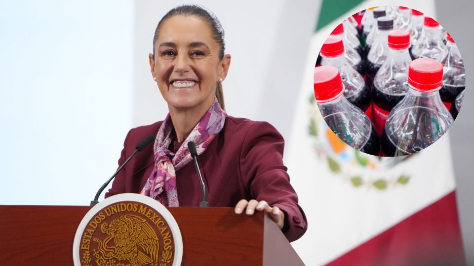 Claudia Sheinbaum en conferencia de prensa en Palacio Nacional