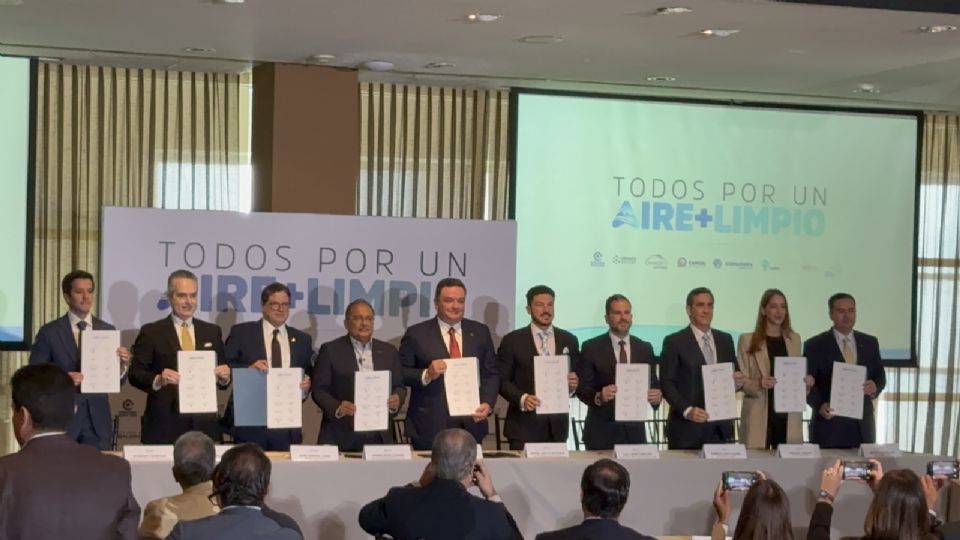 Nuevo León lanza programa 'todos por un aire más limpio' con la iniciativa privada.